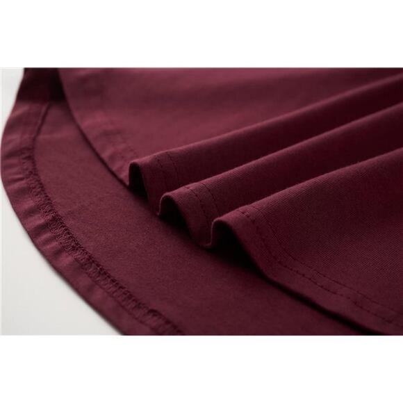 Mens 100 Cotton Hipster Hip Hop Longline Crewneck T-Shirt Pre - Shrunk XL - Picture 6 of 7